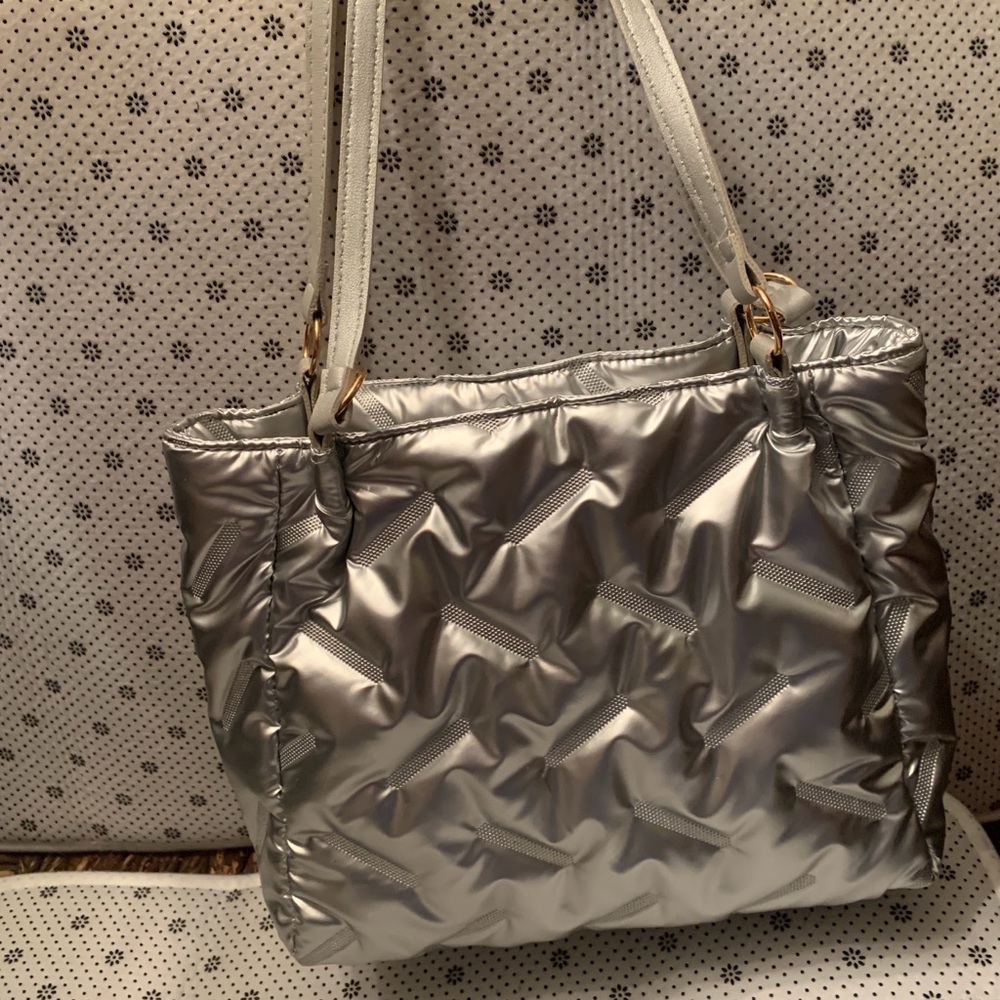 Soft shoulder bag purse.